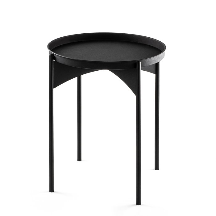 Hanah Home Shb-002-A Mesa de centro de metal negra